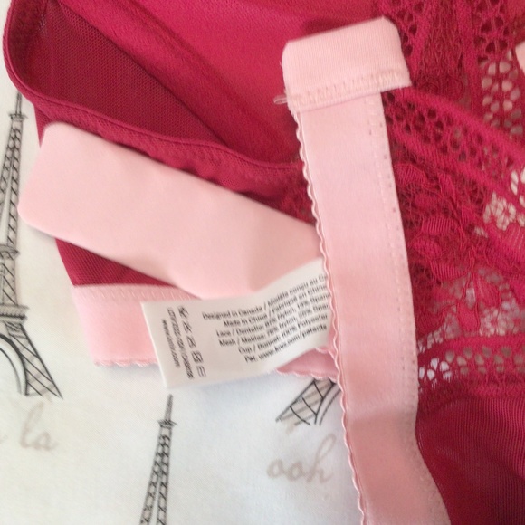 Sexy Knix V-neck Bralette Size XL Pomegranate - Picture 8 of 9